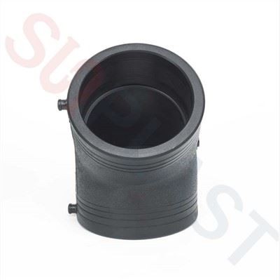 Электроплавление HDPE, колено 45 градусов